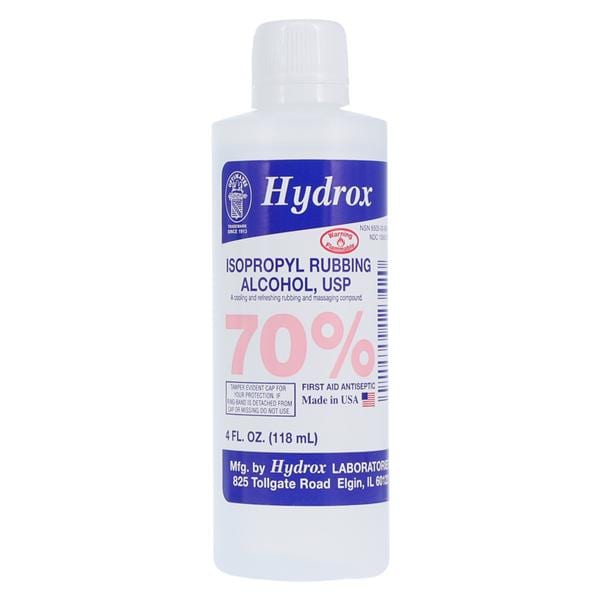Isopropyl Alcohol 70%, USP, 4 oz, 60 btl/cs (US Only)