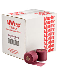Big Bold MWrap, Big Maroon, 2.75" x 30 yd, 48 rl/cs (Products are only available for sale in the U.S. Products cannot be sold on Amazon.com or any other 3rd party platform without prior approval by Mueller.)