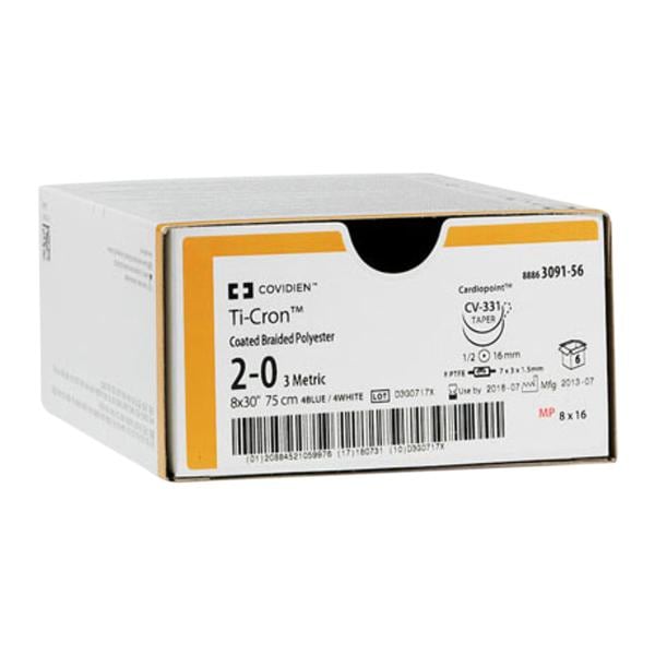 Suture, Taper Point, Size 3-0, Blue, 30", Needle V-30, _ Circle, 3 dz/bx (Continental US Only)
