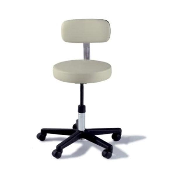 271 Basic Stool, With Back, Manually Adjustable, Obsidian (US Only) (DROP SHIP ONLY) (Delivery Info Sheet Required)