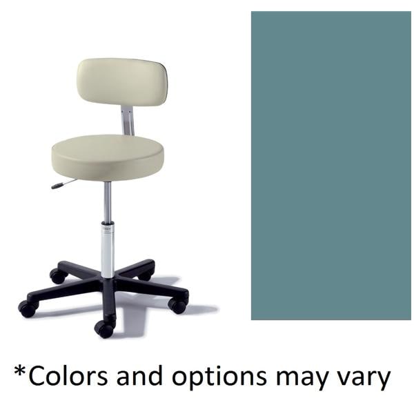 273 Basic Stool, w/ Back, Pneumatically Adjustable, Healing Waters