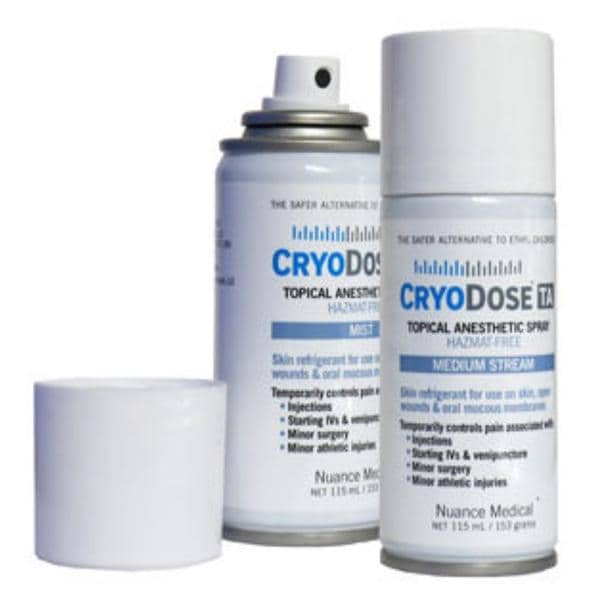 CryoDose TA Topical Anesthetic, Mist, 35mL, 24/cs (US Only) (Item is considered HAZMAT and cannot ship via Air or to AK, GU, HI, MP, PR, VI)