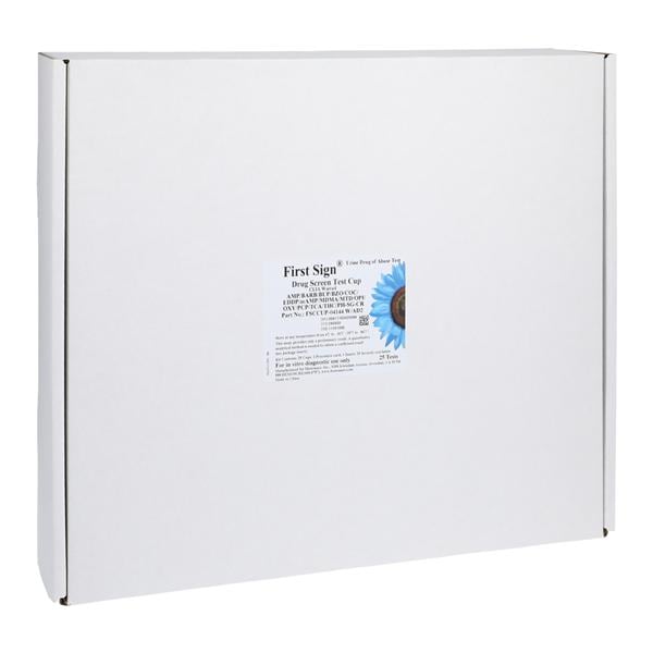 14 Panel Cup - AMP/BARB/BUP/BZO/COC/EDDP/mAMP/MDMA/MTD/OPI/OXY/PCP/TCA/THC/PH-SG-CR, 25/bx