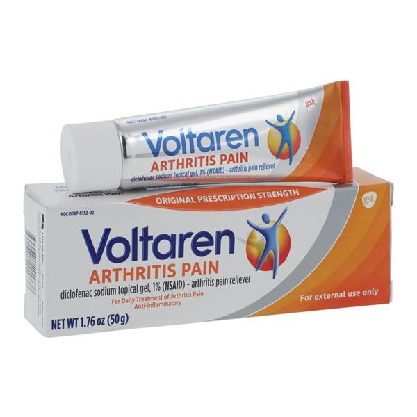 Voltaren Arthritis Pain Reliever Gel, 1.76 oz (50g) tube, 24 tubes/cs (Available for sale in US only) (Products cannot be sold on Amazon.com or any other third Party sites.) (Item is Non-Returnable)