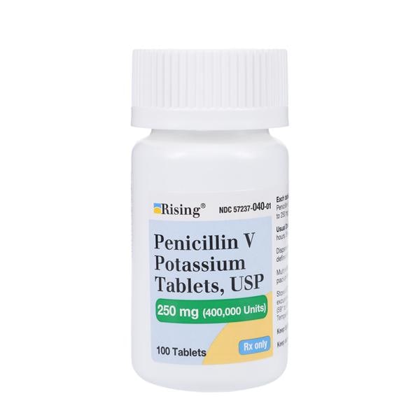 Penicillin V Potassium Tablets, 250mg, 100 Ct. (Rx) (US Only, Excluding IN and ND) (Product is Non-Returnable)