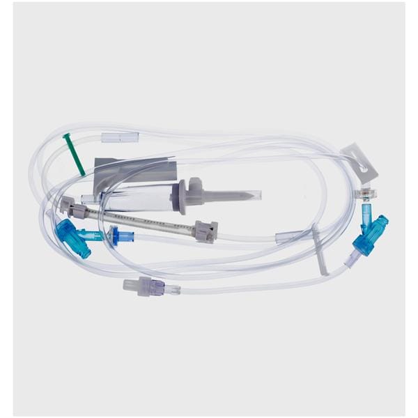 IV Admin Set, Universal Spike, Pressure Limited Check Valve, Two SafeDAY Valves, SPIN-LOCK Connector, 15 Drops/mL, 20mL Priming Volume, 108"L, For Non-Hospital Sales Only (EMS, etc.), 24/cs (Rx) (Continental US+HI Only, Excluding IN and ND)