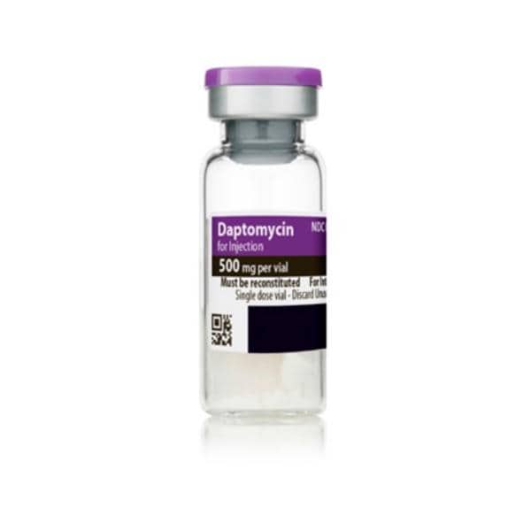 Daptomycin for Injection, 500 mg Standard Glass Vial (No Refrigeration Required) (Rx) (Item is Non-Returnable) (We must have your Wholesale Drug License on File before shipping this product) (US Only, Excluding IN and ND)