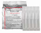 Levalbuterol Inhalation Solution 1.25mg/3mL Vial 3mL 25/Package (00115993278)