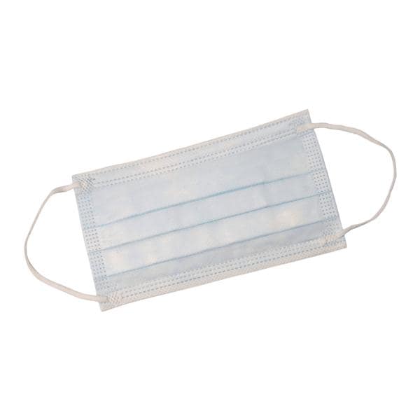 Mask, Face, MRI Mask, ASTM Level 2, Blue, Adult, 120mm Hg, Earloop, Sonic Welded, Flammability Class 1, 50/bx 10bx/cs