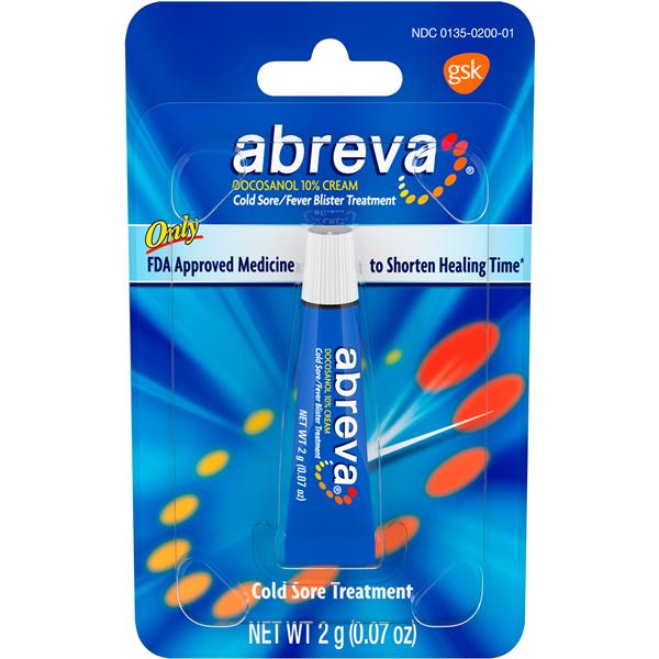 Abreva Cold Sore Cream, 2g Tube, 24/cs (Available for sale in US only) (Products cannot be sold on Amazon.com or any other third Party sites.) (Item is Non-Returnable)