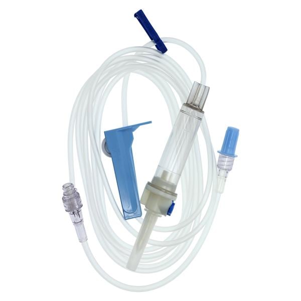 Solution Set, DUO-Vent Spike, Clearlink Luer Activated Valve, Male Luer Lock Adapter with Retractable Collar, 10 drops/ml, 104" Length, Non-Pyrogenic, Contains DEHP, Sterile Fluid Path, 48/cs (Rx) (Continental US Only) (Product Access Restricted. Check with your sales rep to verify eligibility) (Item on Manufacturer Allocation - Inventory Limited when Available)