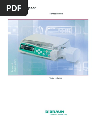 Perfusor Space Syringe Pump Front Cover, with Keyboard (Pricing Subject to Change without Prior Notification) (Rx) (Continental US+HI Only) (DROP SHIP END USER ONLY) (Note - End user must be trained)