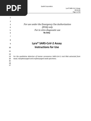Lyra SARS CoV-2 Process Control (M120) (Item is Refrigerated; Non-Returnable) (DROP SHIP ONLY)