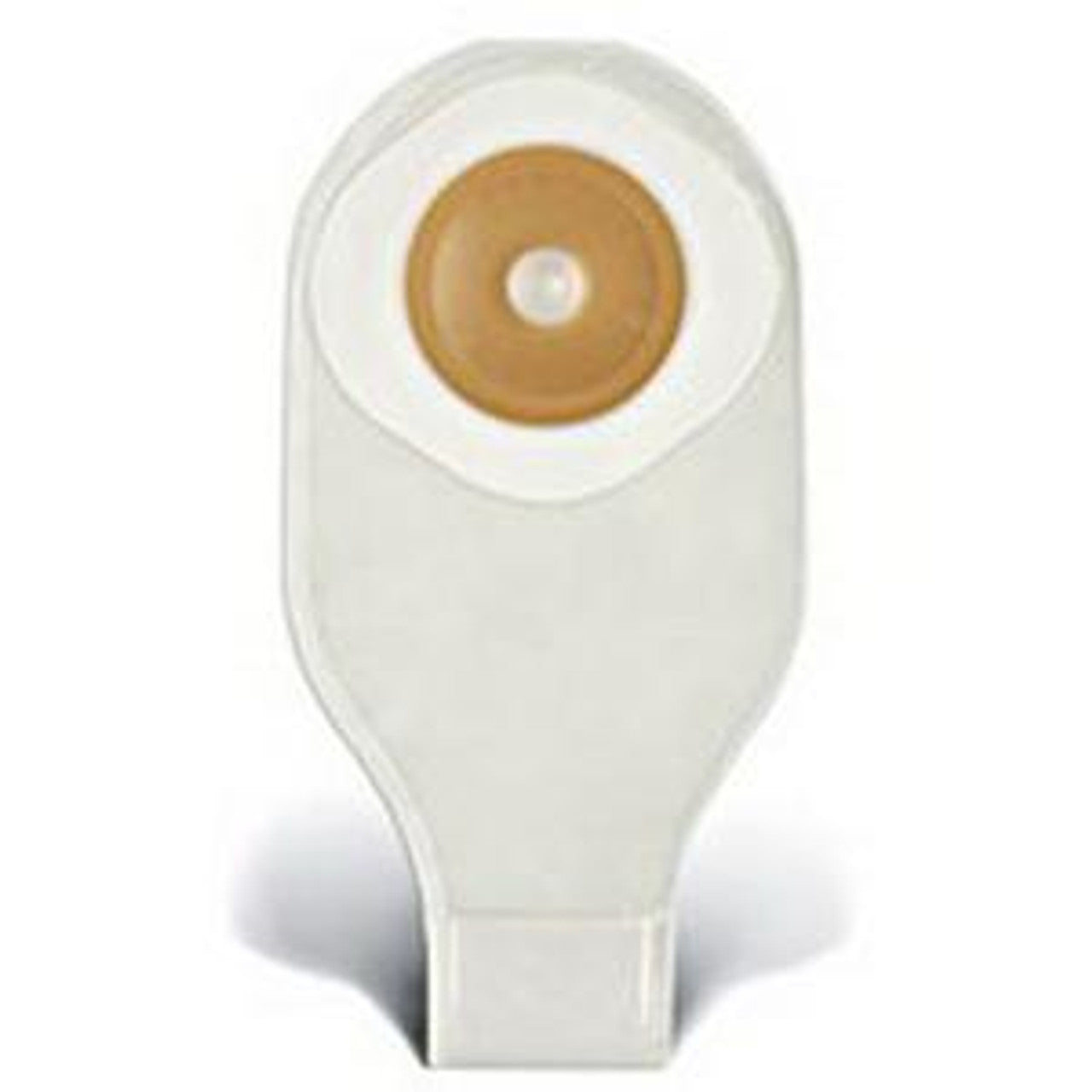 One-Piece Drainable Pouch with Pre-Cut Durahesive Skin Barrier, Tape Collar, 12" Pouch with 1-Sided Comfort Panel, Tail Clip, Transparent, 1 3/4" Stoma Opening, 5/bx (Continental US Only)