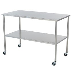 Howard Instrument Table 60"W x 34"H x 24"D w/Shelf (DROP SHIP ONLY)