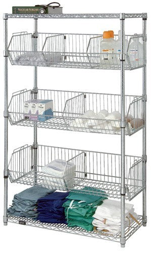 Basket Unit, 18"W x 36"L x 63"H (DROP SHIP ONLY)