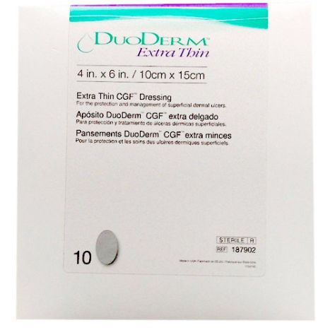 Hydrocolloid Dressing, Oval, Beige, 4" x 6", 10/bx (Continental US Only)