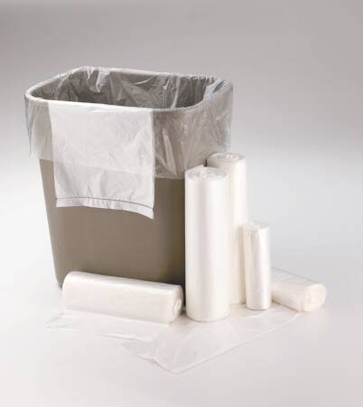 Bag, 24" x 33", Print/ Label Star Seal, No Print, Clear/ None, 8 mic, 12-16 Gal, 50/rl, 20 rl/cs