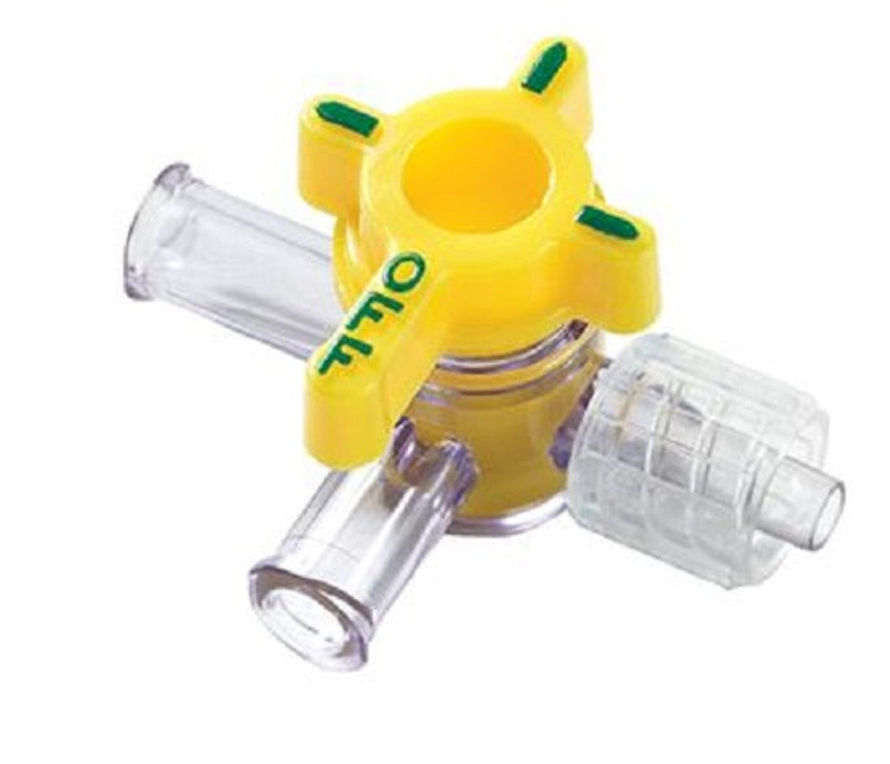 Matrix 3-Way Stopcock with Male "OFF" Handle, 1050 psi, 25/cs (US Only)