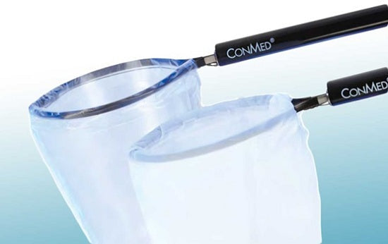 Attached Memory Wire Bag, 7 1/2" x 9", 1500mL, 10-12mm Cannula, Sterile, 10/cs