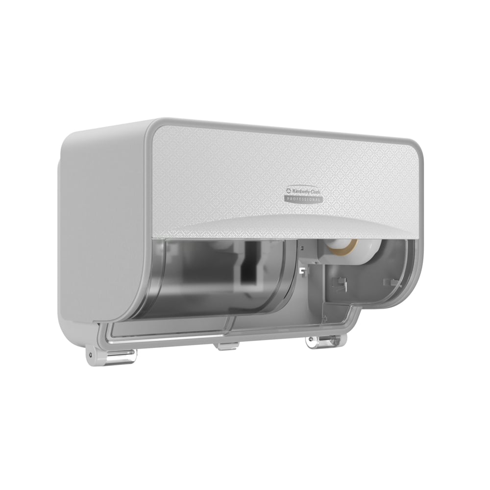 Toilet Paper Dispenser, Coreless, Standard Roll, 2 Roll, Horizontal, with White Mosaic Design Faceplate, 1 Dispenser and Faceplate/cs (Products cannot be sold on Amazon.com or any other 3rd party site) (DROP SHIP ONLY) (US Only)