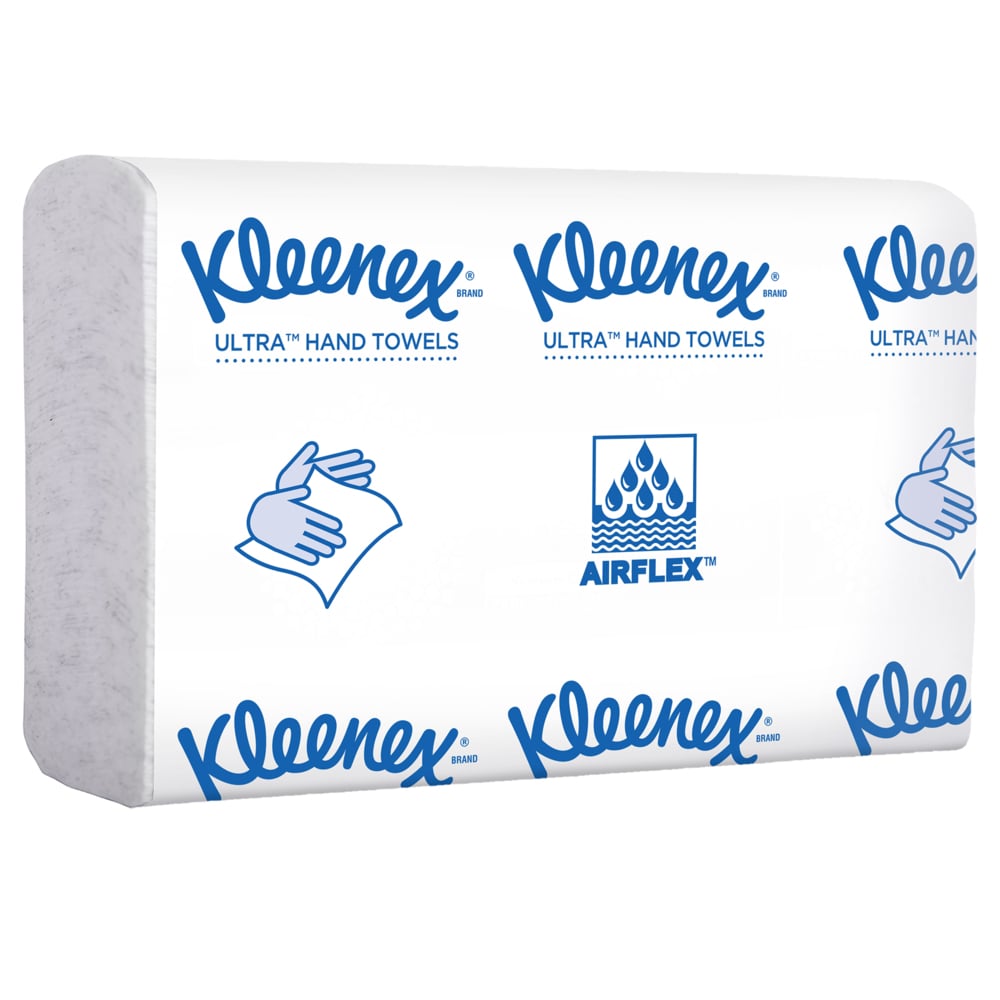 Reveal Multifold Hand Towels, 8" x 9.4", White, 150 sheets/clip, 16 clips/cs