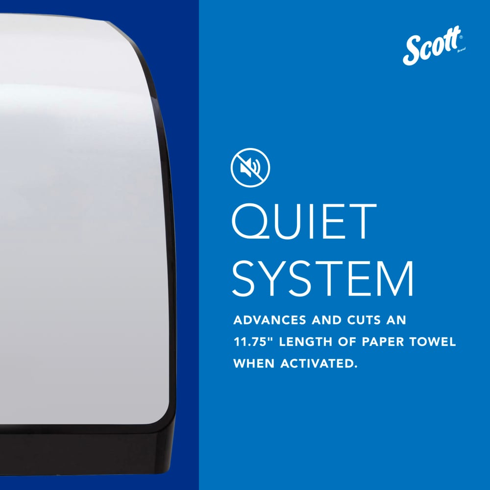 MOD Dispenser, Scott Pro, Manual, Hard Roll Towel, 12.66" x 16.44" x 9.18", White, Blue Code, 1/cs (Products cannot be sold on Amazon.com or any other 3rd party site) (DROP SHIP ONLY) (US Only)