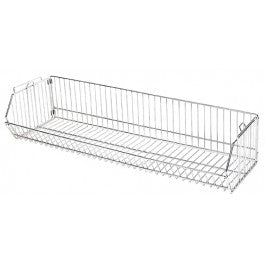 Modular Shelf Basket, 20"W x 36"L x 12"H, Chrome (DROP SHIP ONLY)
