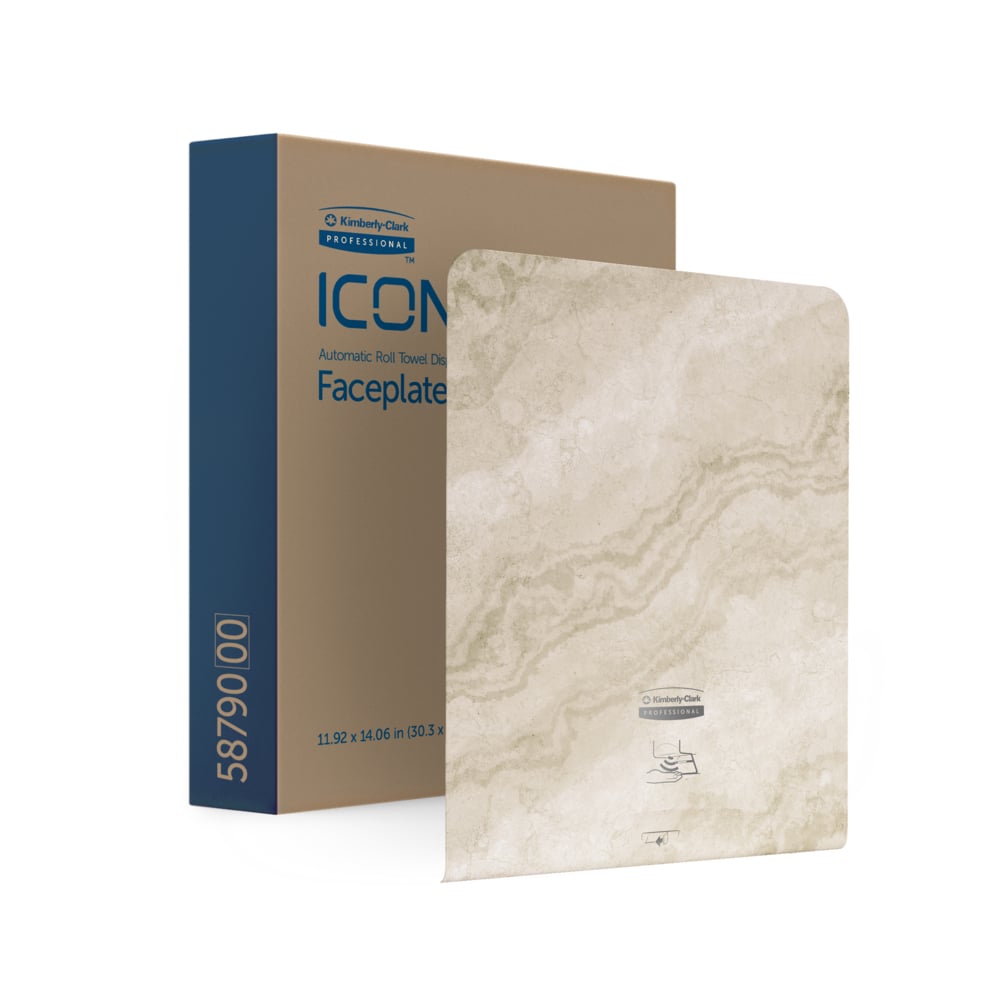 Faceplate, Warm Marble Design, for Automatic Roll Towel Dispenser, 1/cs (Products cannot be sold on Amazon.com or any other 3rd party site) (US Only)