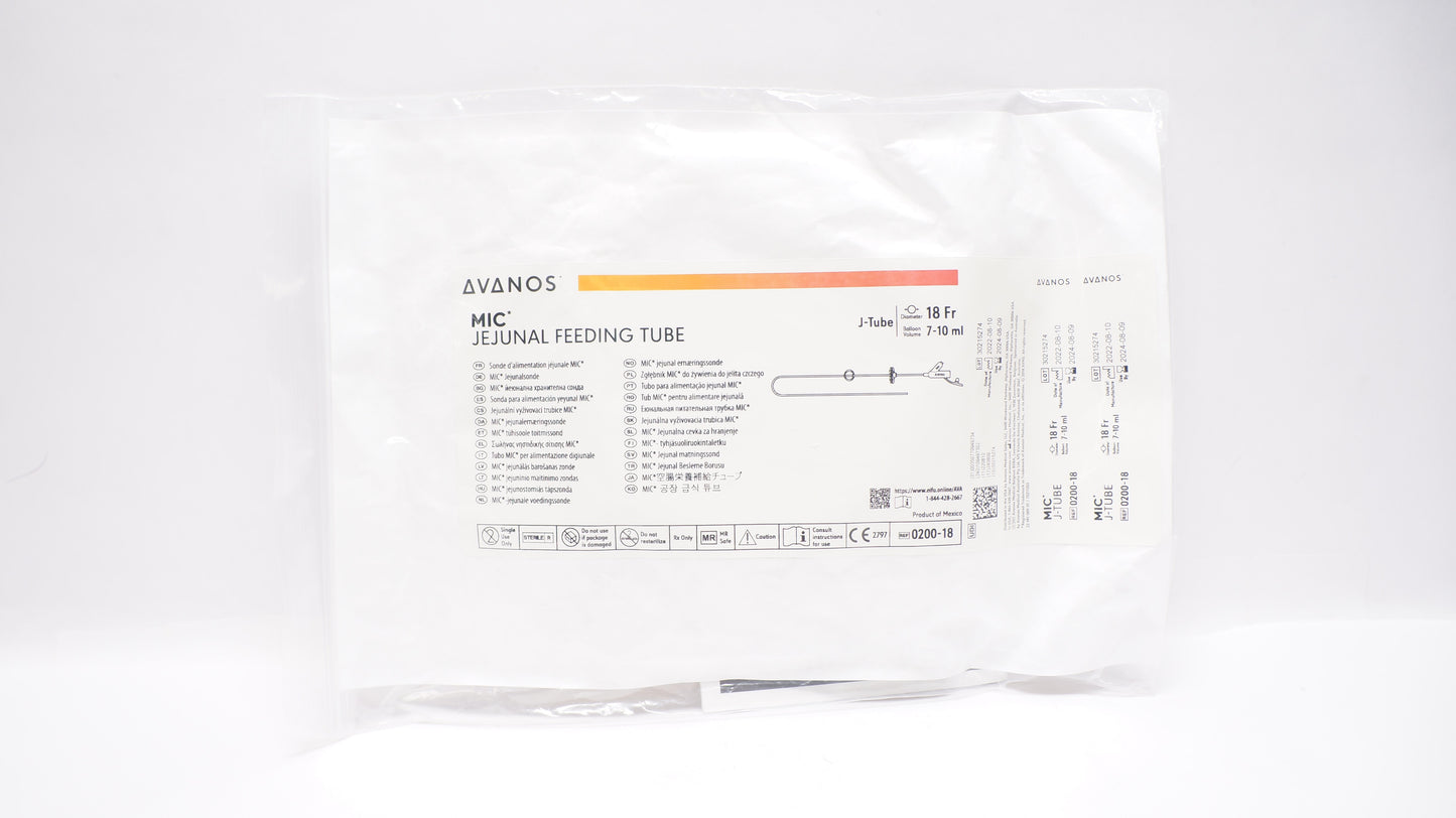 Feeding Tube, Jejunal, 18 FR, 51cm (US Only) (Authorized Distributor Sub-Agreement Required - See Manufacturer Details Page)