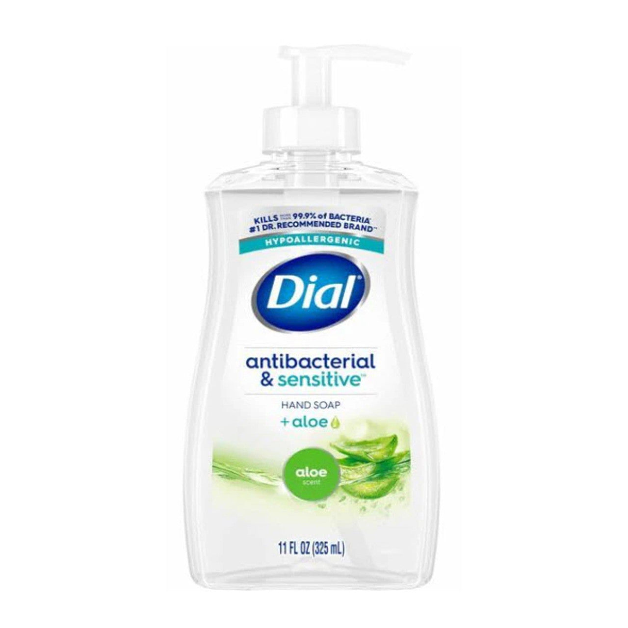 Liquid Hand Soap, Antibacterial, 11 oz, Aloe, 12/cs