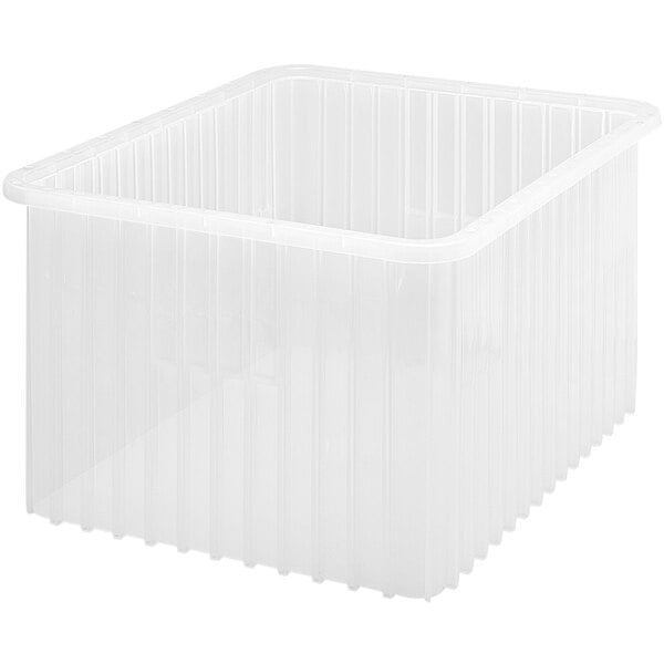 Container, 22.5" x 17.5" x 12", Clear, 3/ctn (DROP SHIP ONLY)