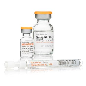 Naloxone Hydrochloride Injection, USP, 0.4 mg/ml, 10 ml Vial, Multiple Dose, Glass Fliptop Vial, 25/cs (Rx) (Item is Non-Returnable) (We must have your Wholesale Drug License on File before shipping this product) (US Only, Excluding IN and ND)