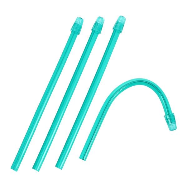 Saliva Ejector, Clear Green with Green Tip, Mint Scented, 105/bg, 10 bg/cs (Not Available for sale into Canada)