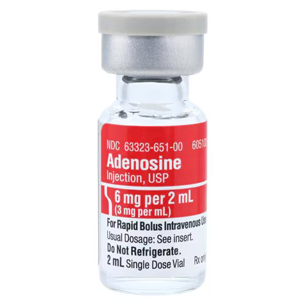 Adenosine Injection 3mg/mL SDV 2mL Each (67457085730)