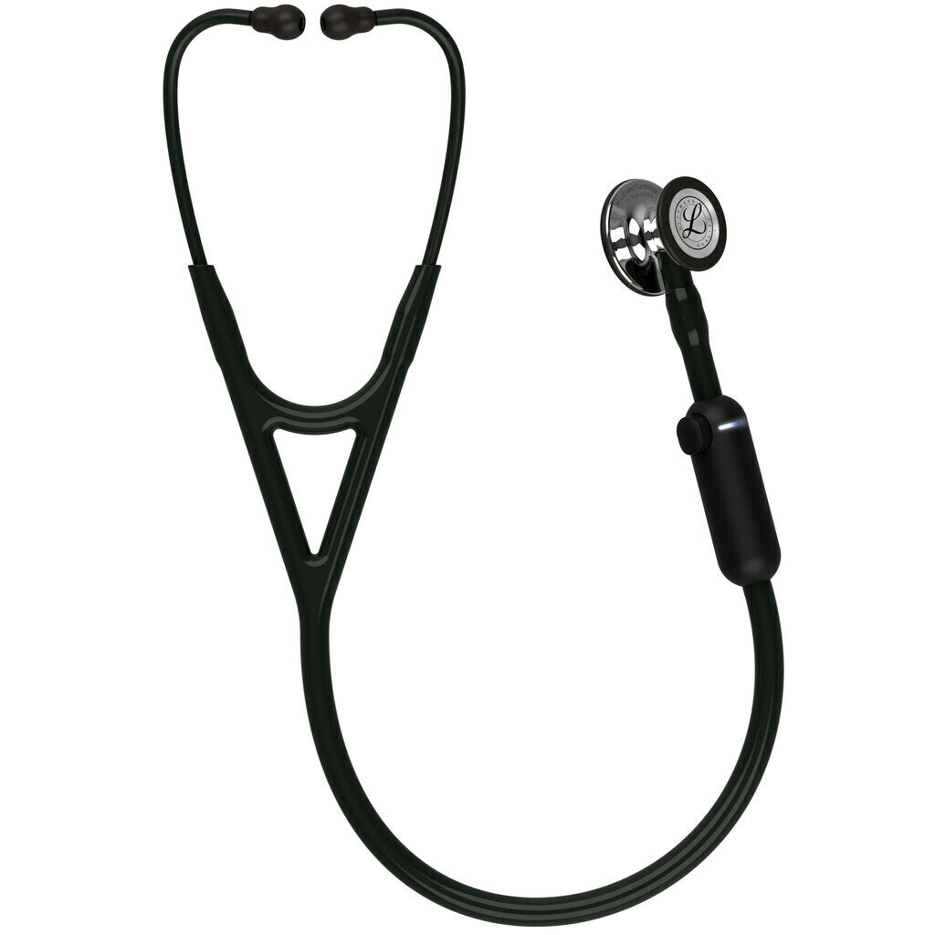 CORE Digital Stethoscope, Mirror Chestpiece, Black 27" Tubing, Black Stem and Headset (Item is considered HAZMAT and cannot ship via Air or to AK, GU, HI, PR, VI) (Continental US+HI Only) (Littmann items are only available for sale online by distributors authorized by 3M Littmann)