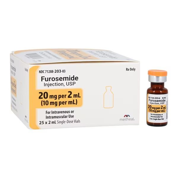 Furosemide Injection 10mg/mL SDV 2mL 25/Package (71288020303)