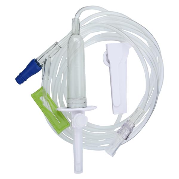 Primary IV Administration Gravity Set, Secure Lock, Y-Site, (1) Port, 15 Drops/mL Drip Rate, No Filter, 100" Tubing, 48/cs (US Only)