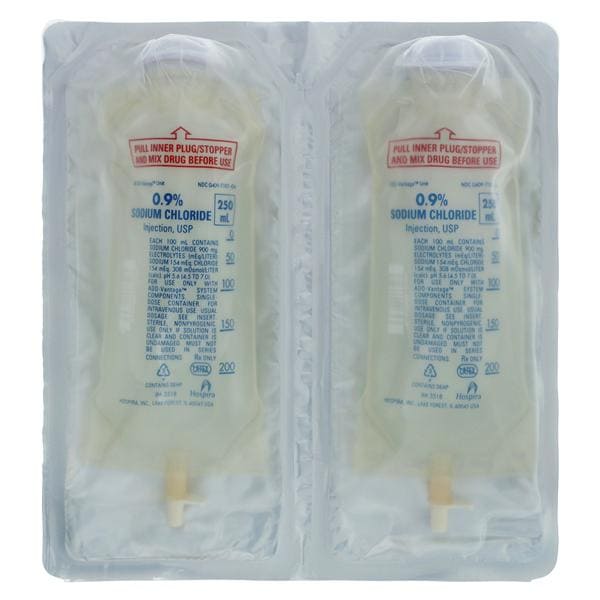 0.9% Sodium Chloride Injection, USP, 250 ml ADD-Vantage Flexible Container, 24/cs (Rx) (Item is Non-Returnable) (We must have your Wholesale Drug License on File before shipping this product) (US Only, Excluding IN and ND)