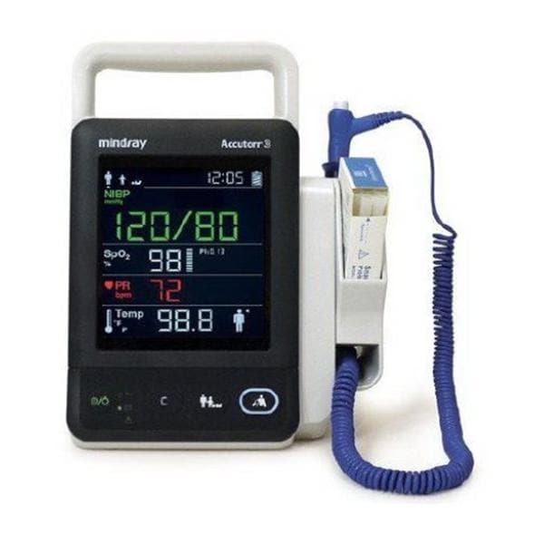 Accutorr 3 NIBP, Masimo Spo2, Smartemp, Non-Invasive Blood Pressure and Pulse Rate Sales BOM (Battery Not Included) (Continental US Only) (DROP SHIP ONLY) (Pricing Subject to Change without Notice)