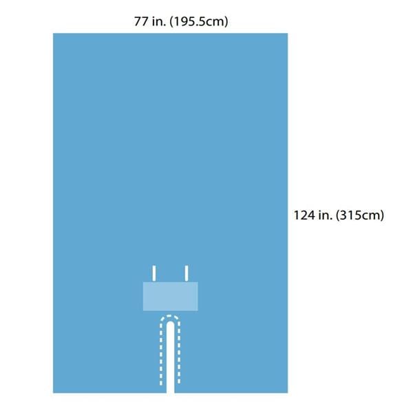 EENT Surgical Split Drape, Large, 77" x 124", Sterile, 8/cs (Continental US Only)