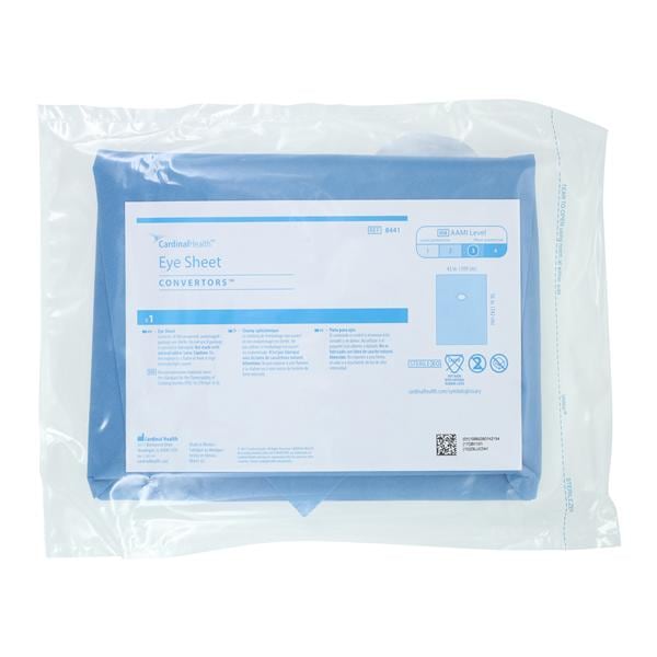 Small Drape, with Adhesive Aperture, 47" x 56", Oval Fenestration, 2" x 3", Sterile, 40/cs (Continental US Only)
