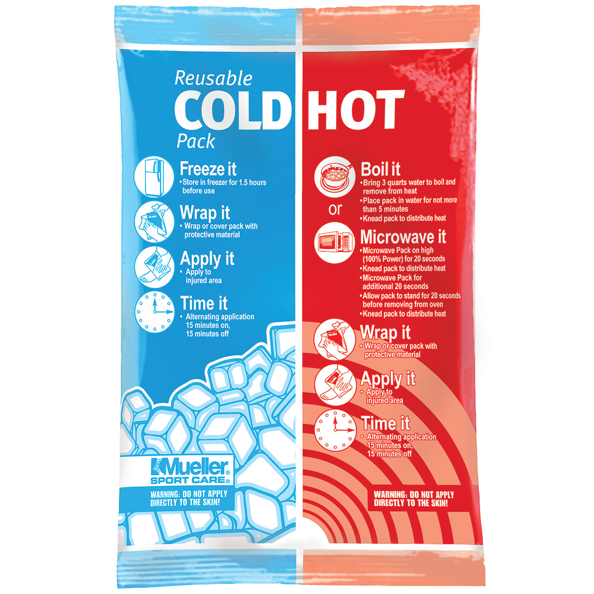 Cold/Hot Pack, Reusable, Regular, 12/cs (Products are only available for sale in the U.S. Products cannot be sold on Amazon.com or any other 3rd party platform without prior approval by Mueller.)