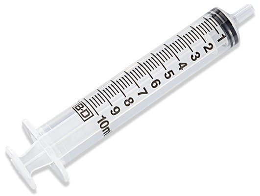Syringe Only, 10mL, Slip Tip, 200/ctn, 2 ctn/cs (65 cs/plt) (Continental US Only) (Drop Ship Requires Pre-Approval)