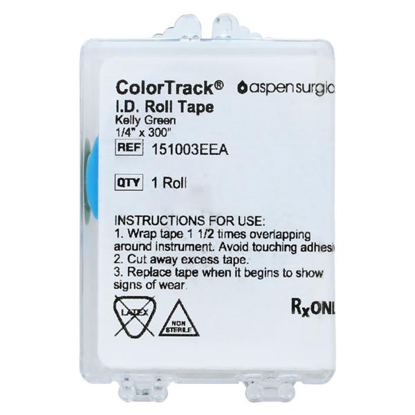 ID Roll Tape, Kelly Green, 1/4" X 300", Non-Sterile, 1/rl (US Only) (Not Available For Sale into Canada)