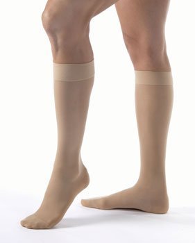 Compression Stocking, Knee High, 20-30 mmHG, Closed Toe, Sun Bronze, X-Large (Continental US Only)
