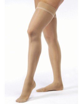 Compression Stocking, Thigh High, 20-30 mmHG, Open Toe, Honey, Large (Continental US Only)