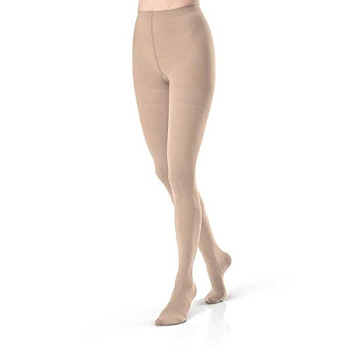 Compression Hose, Waist High, 30-40 mmHG, Closed Toe, Natural, Small (Continental US Only)