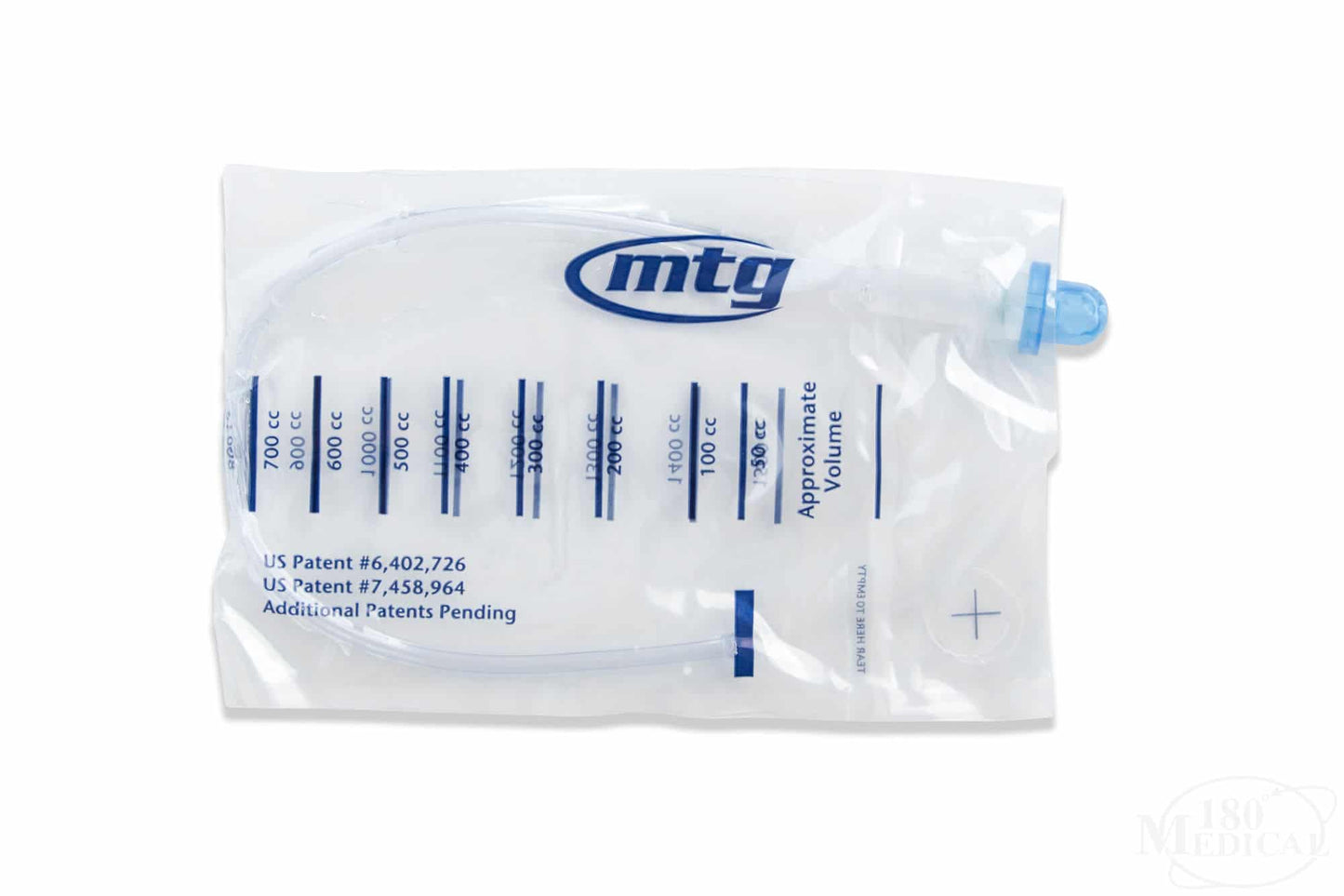 MTG 14FR Closed System 16" Straight Cathether with Introducer Tip, EZ-Advancer Locking Valve, and a 1500mL Collection Bag. One privacy bag included. , 100ea/cs