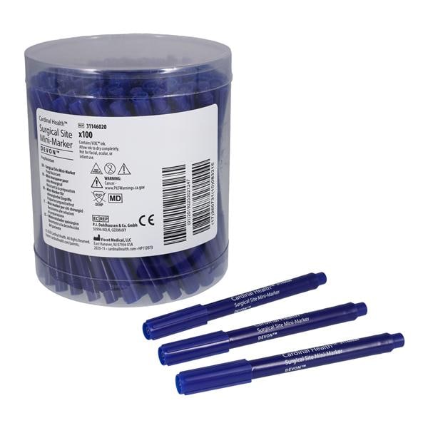 Surgical Site Mini-Marker, Prep Resistant, 100/ctn, 2 ctn/cs (Continental US Only)